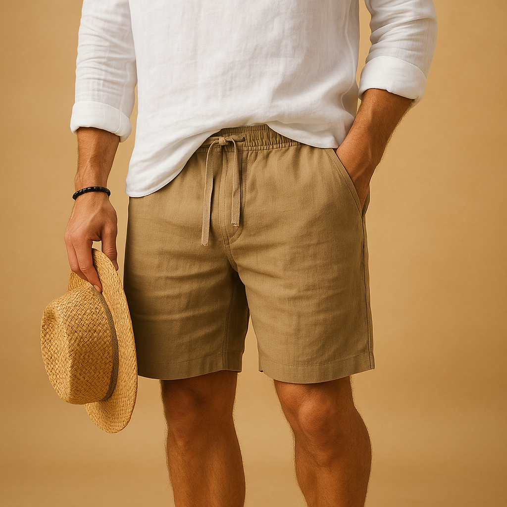 Breathable Athletic Mens Shorts with Elastic Waist - VibreMode