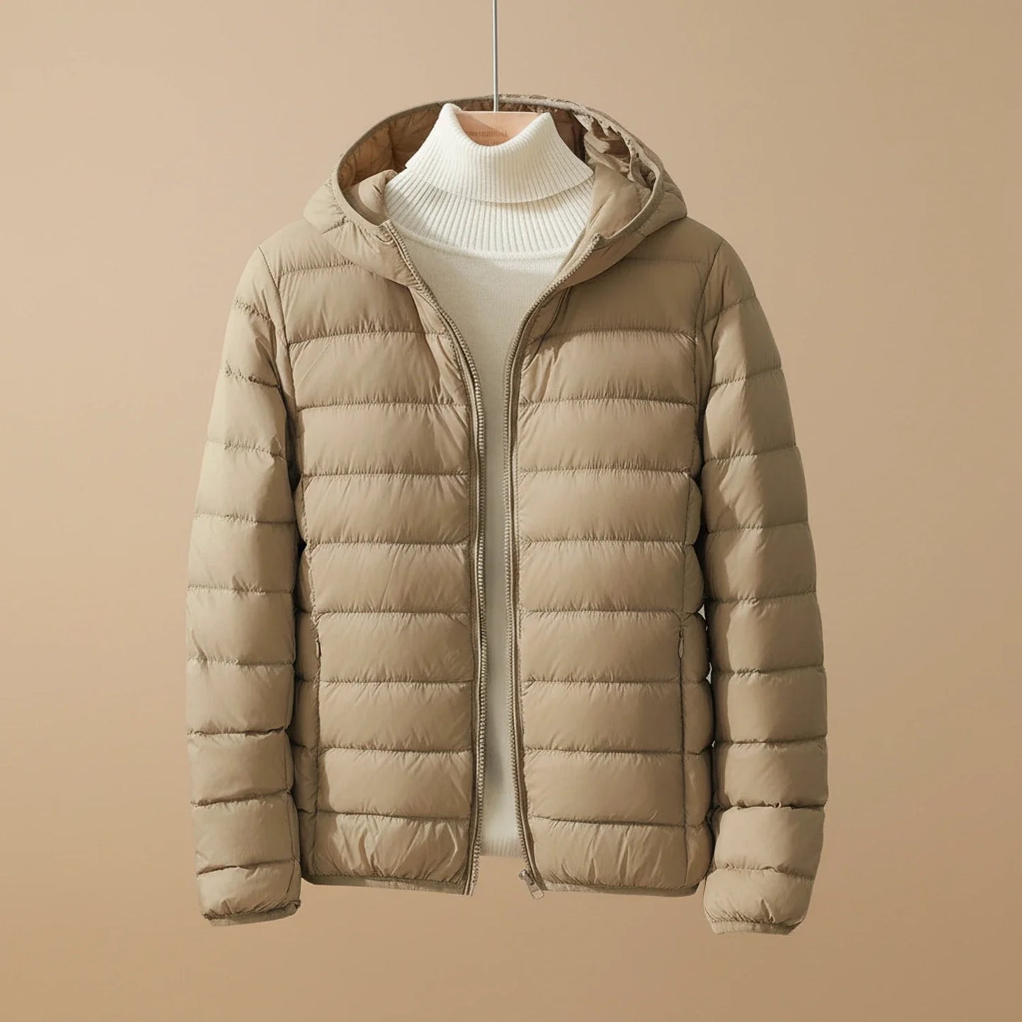 Women's Lightweight Hooded Puffer Jacket - VibreMode