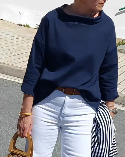 Image of Lillian | Women's High Neck Relaxed Fit Top