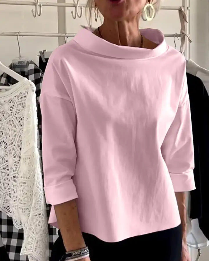 Image of Lillian | Women's High Neck Relaxed Fit Top