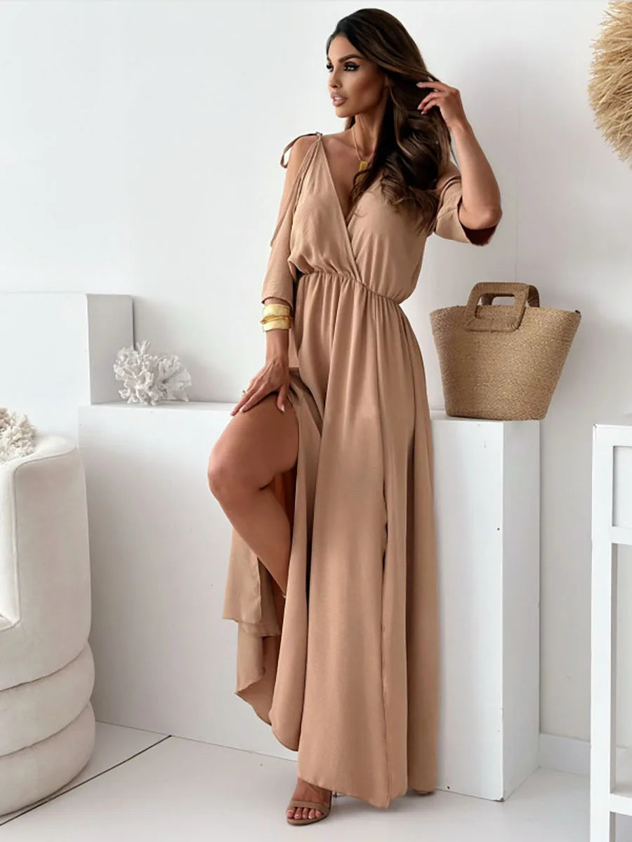 Image of Lillian | Women's Wrap Maxi Dress