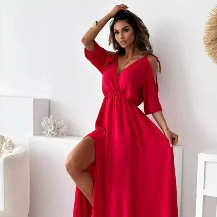 Image of Lillian | Women's Wrap Maxi Dress