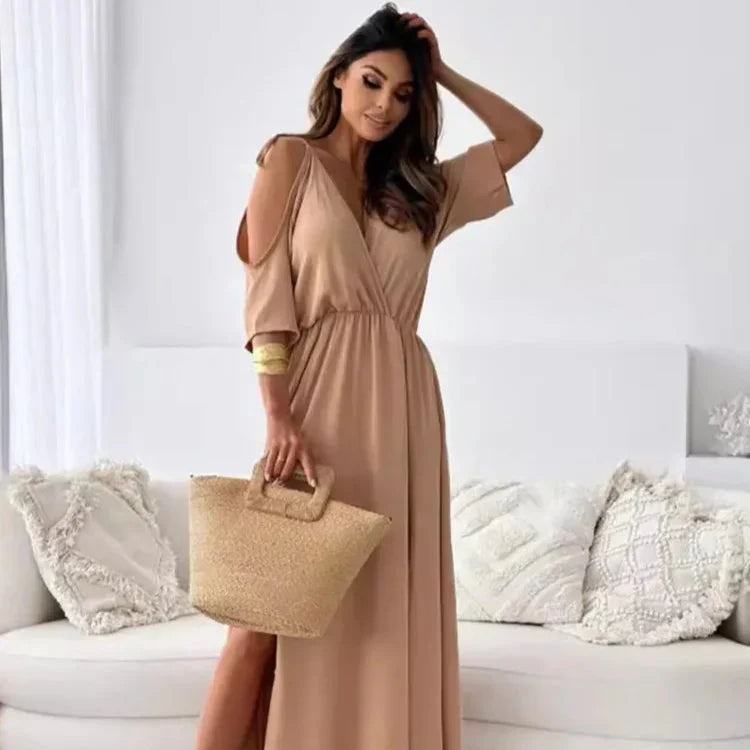 Lillian Women's Maxi Wrap Dress - VibreMode