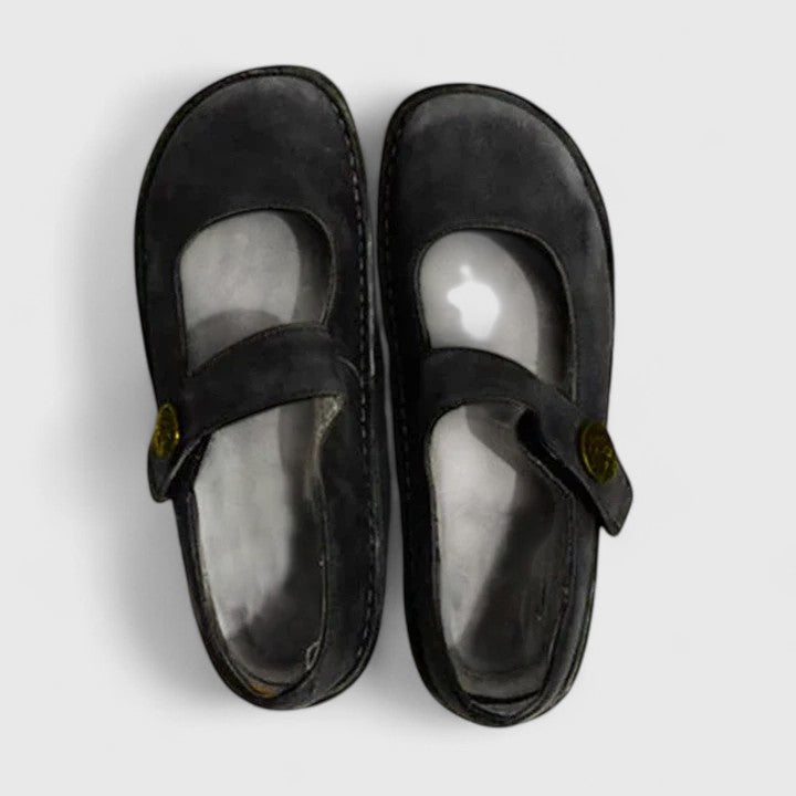 Women's Mary Jane Shoes Closed Toe Buckle Strap