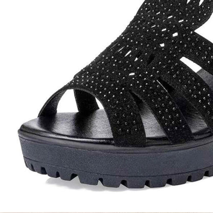 Lisa | Women's Block Heel Strappy Sandals - Image 4