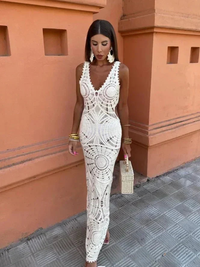 Elegant Ladies' Formal Wrap Evening Dress - VibreMode
