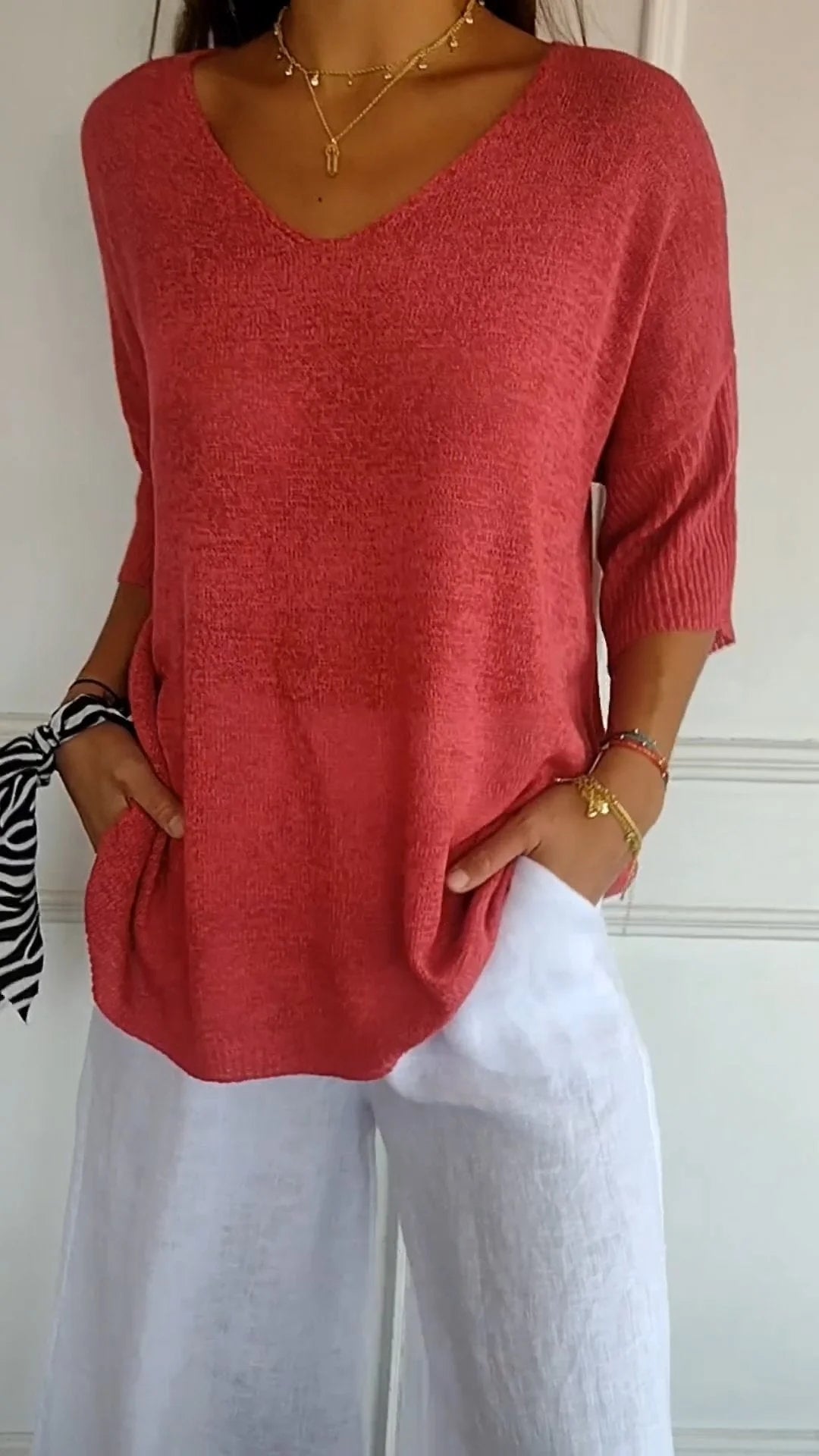 Women's Lightweight Pastel Knit Top