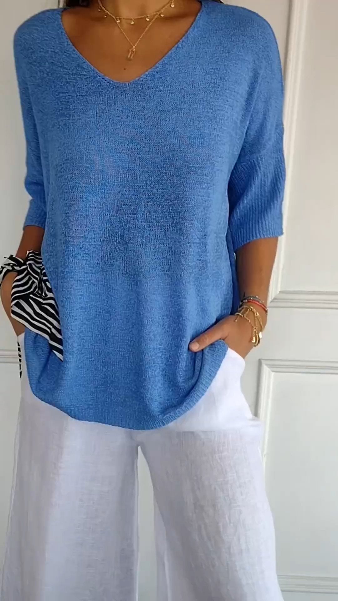Women's Lightweight Pastel Knit Top
