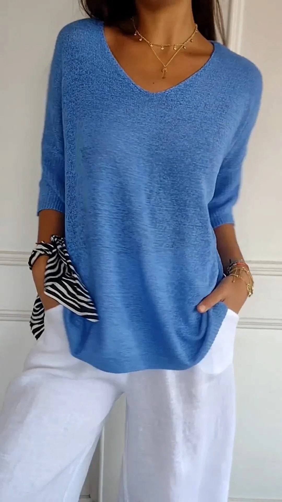 Women's Lightweight Pastel Knit Top