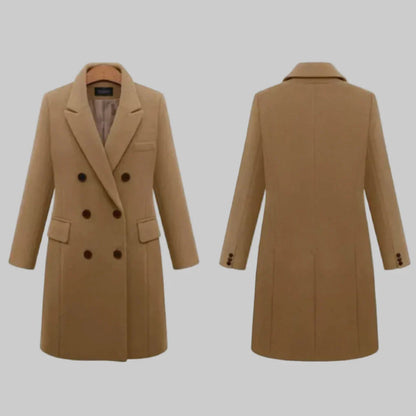 Women's Long Winter Coat Elegant Waterproof