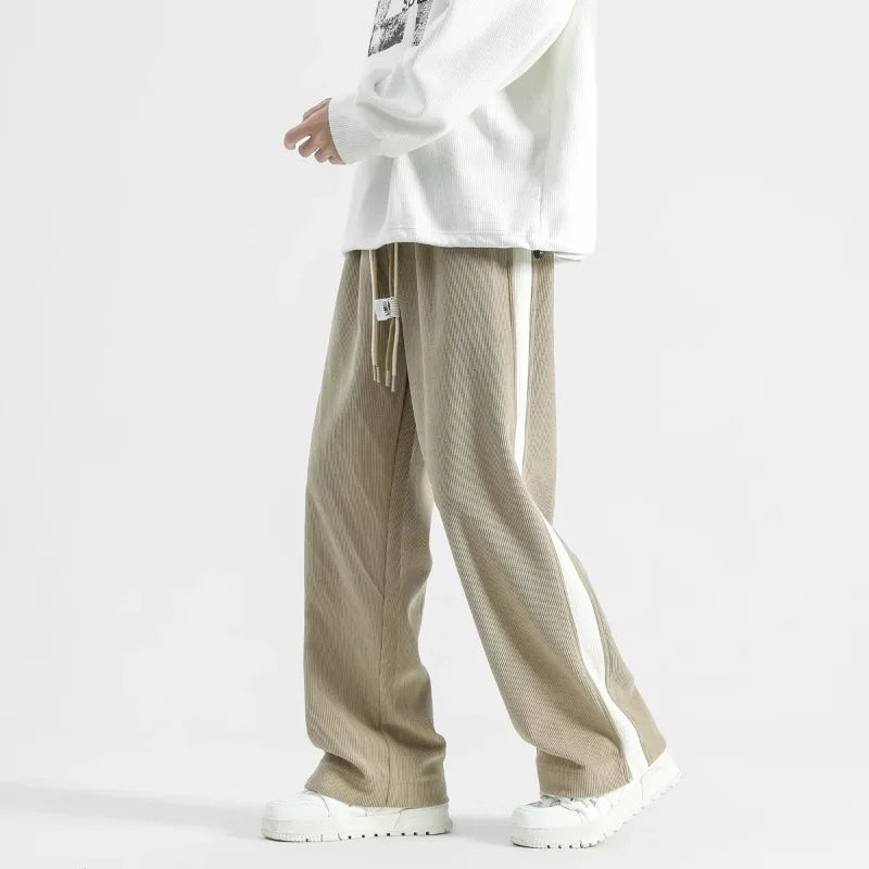 Image of Logan | Unisex Loose-Fit Corduroy Sweatpants