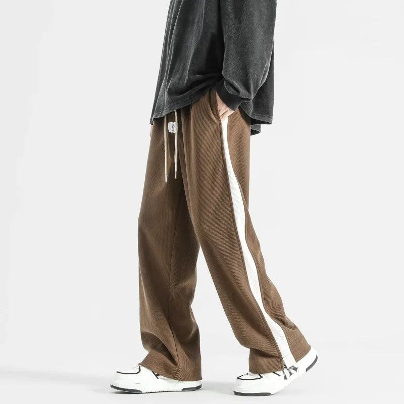 Image of Logan | Unisex Loose-Fit Corduroy Sweatpants