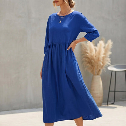 Lola Women's A-Line Midi Dress - VibreMode