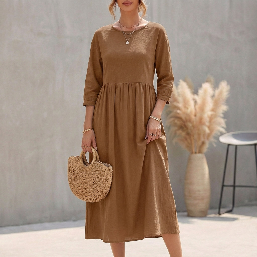 Image of Lola | Women's A-Line Midi Dress