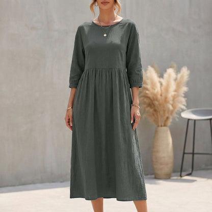 Image of Lola | Women's A-Line Midi Dress