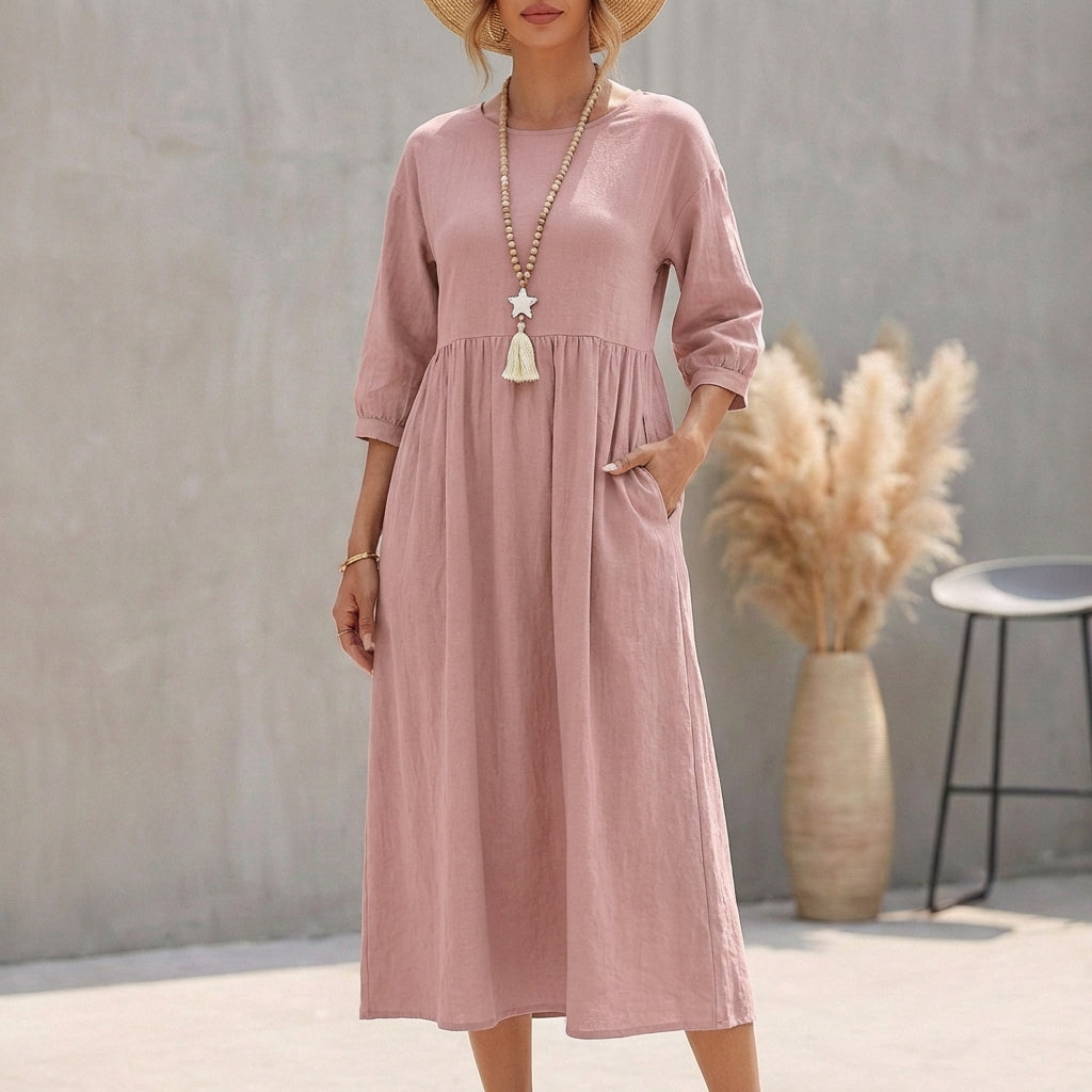 Image of Lola | Women's A-Line Midi Dress