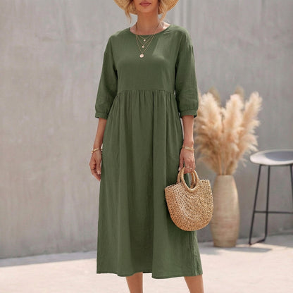 Image of Lola | Women's A-Line Midi Dress