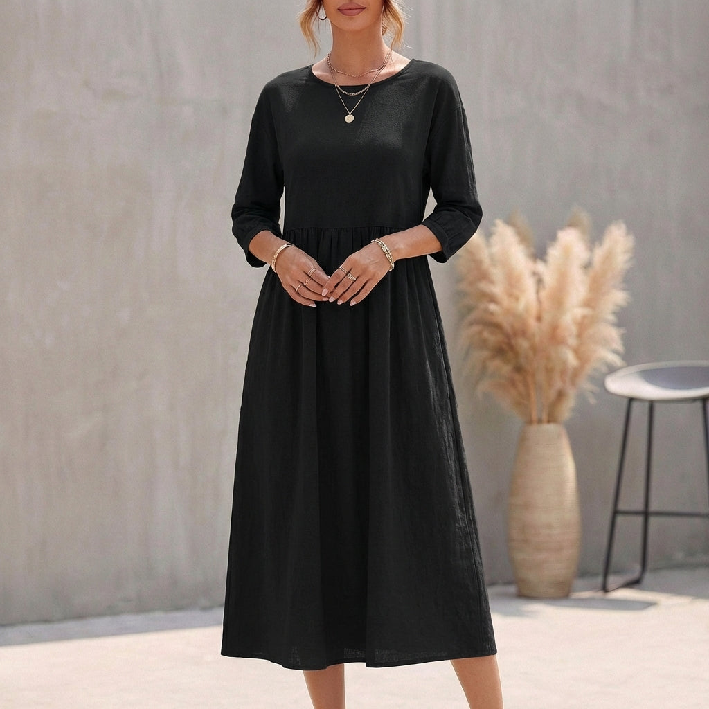 Image of Lola | Women's A-Line Midi Dress