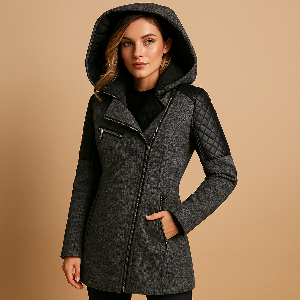 Warm Waterproof Ladies Parka Coat - VibreMode