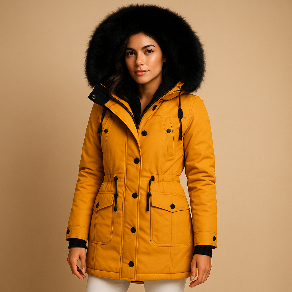 Warm Water Resistant Ladies Winter Coat - VibreMode