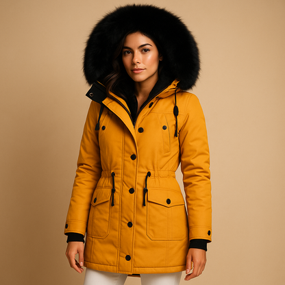 Warm Water Resistant Ladies Winter Coat - VibreMode