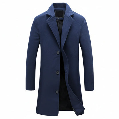Men's Long Winter Overcoat