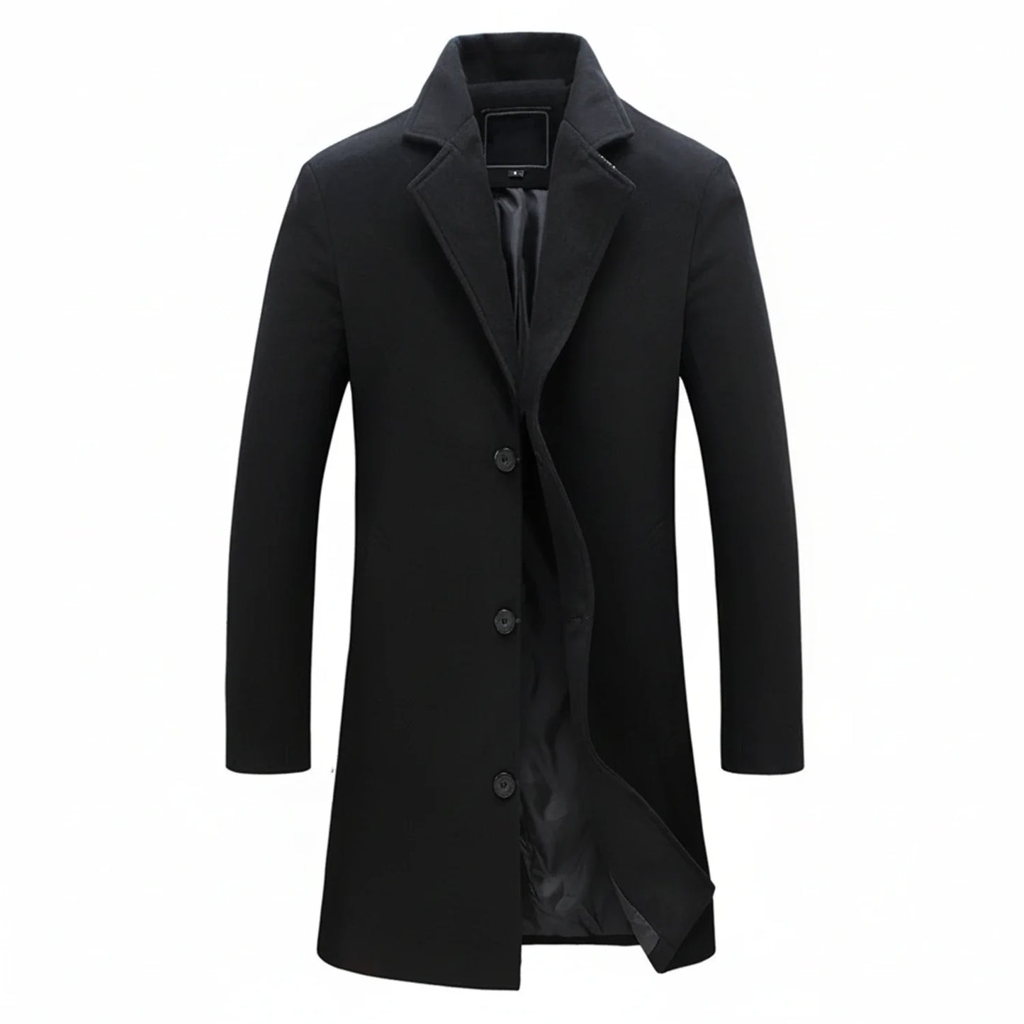 Men's Long Winter Overcoat
