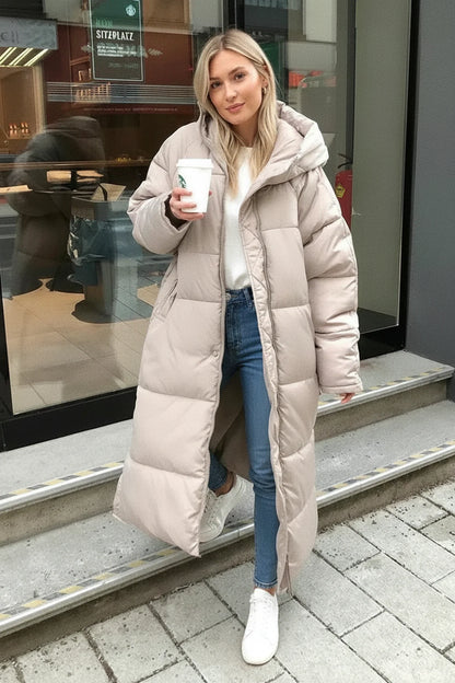 Women's Hooded Puffer Jacket Winter