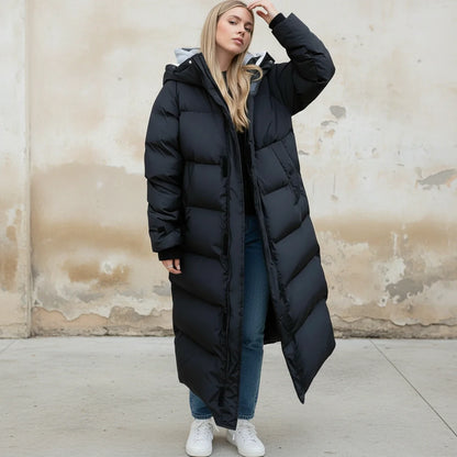Women's Long Puffer Winter Jacket