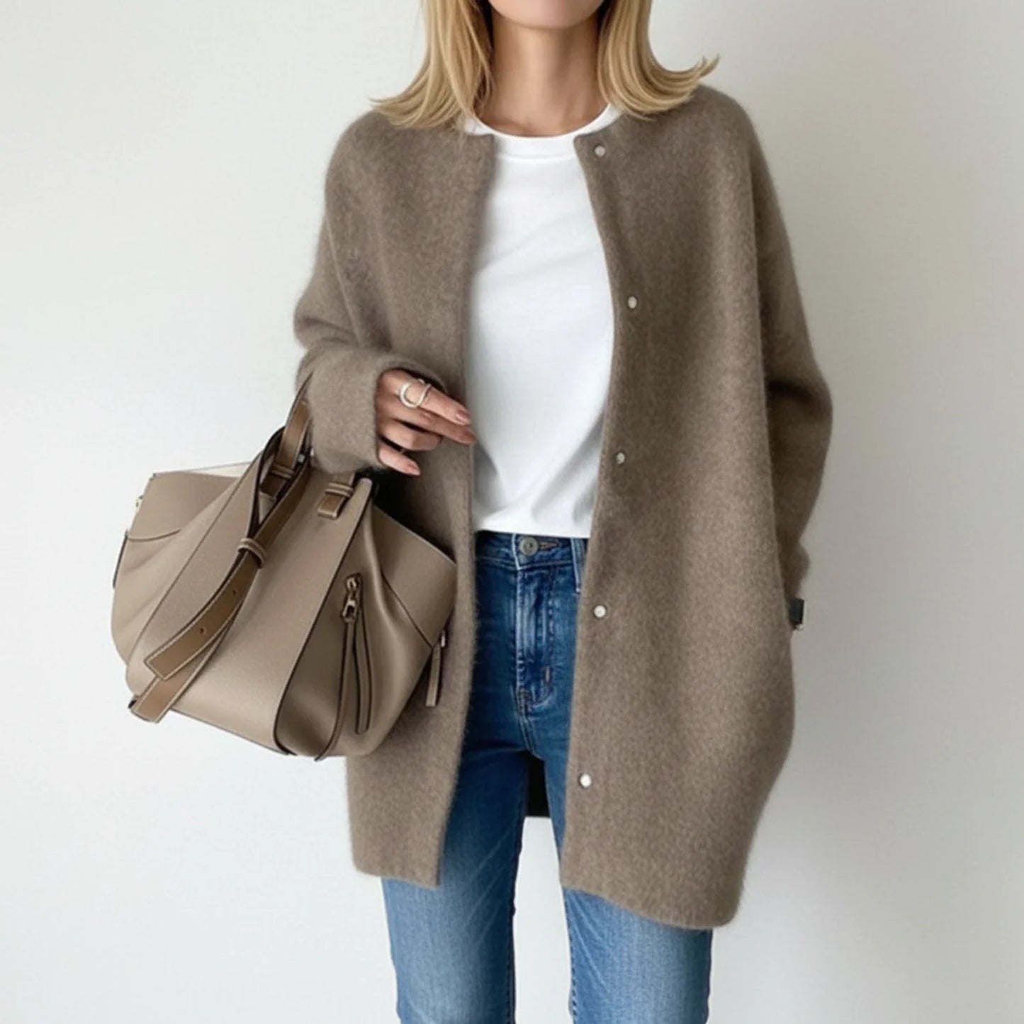 Women's Long Warm Winter Cardigan