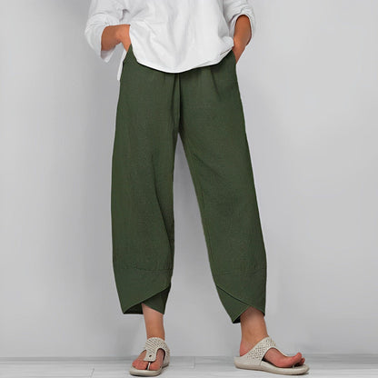 Women's Satin Wide Leg Trousers