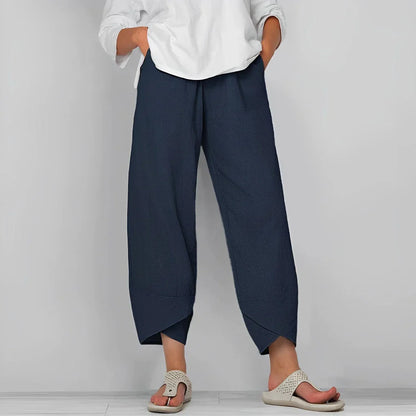 Women's Satin Wide Leg Trousers