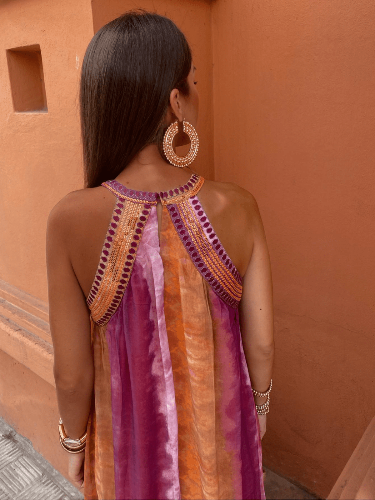 Elegant Ladies' Gradient Party Dress