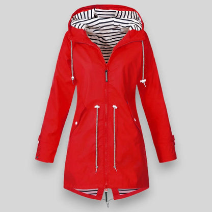 Women's Waterproof Rain Jacket Lightweight Breathable Hooded