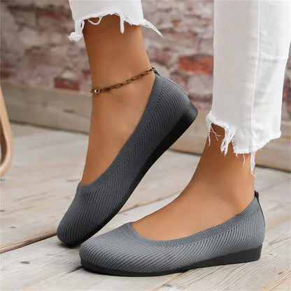 Comfortable Womens Flat Slip On Ballet Shoes