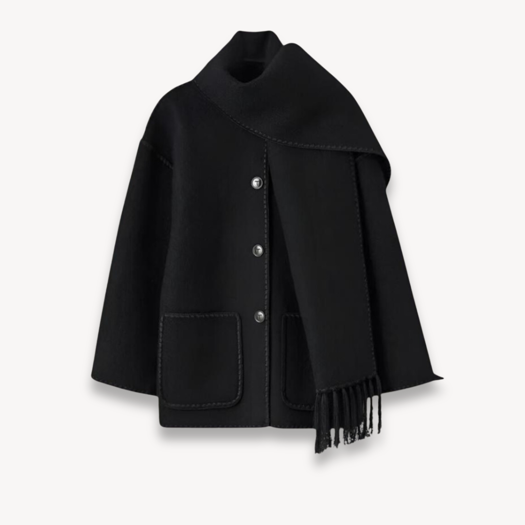 Women's Cape Jacket Button Front - VibreMode