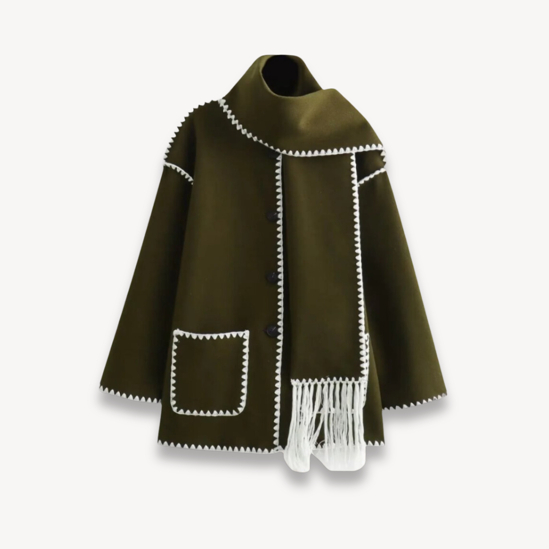 Image of Lydia | Women's Cape Button-Front Jacket