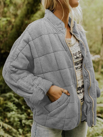 Image of Lynne | Women's Quilted Zip Up Jacket