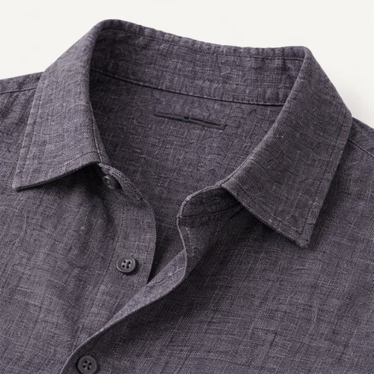 Men's Linen Button Up Shirt Loose Fit Beige