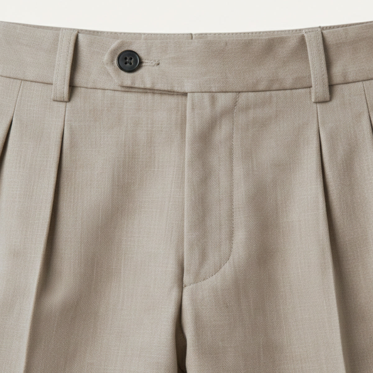 Men's Linen Summer Pants Loose Fit Breathable Beige