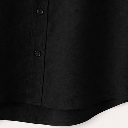 Men's Cotton Linen Beach Shirt Oversized