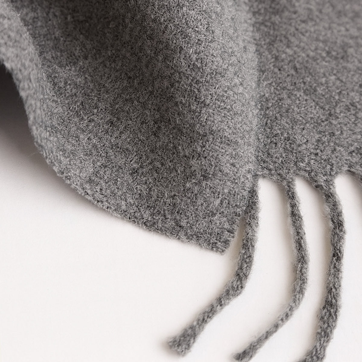 Men's Cashmere Merino Scarf Gray