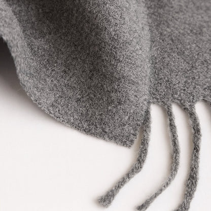 Men's Cashmere Merino Scarf Gray