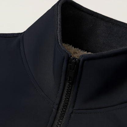 Men's Fleece Lined Windbreaker Lightweight Bomber Jacket