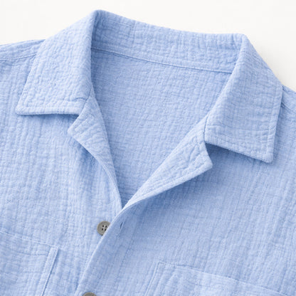 Men's Relaxed Fit Linen Blend Shirt
