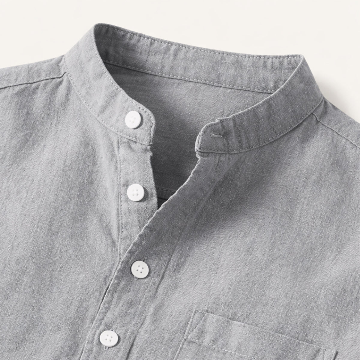 Men's Soft Summer Shirt Cotton Chest Pocket