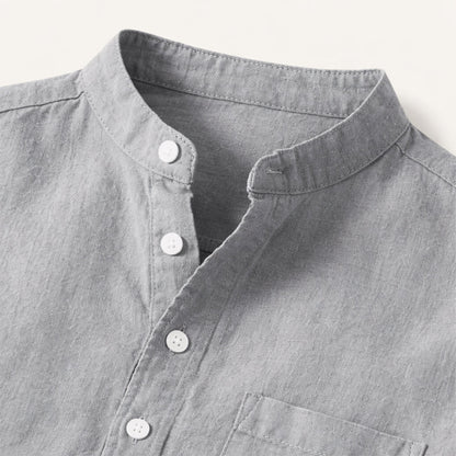 Men's Soft Summer Shirt Cotton Chest Pocket
