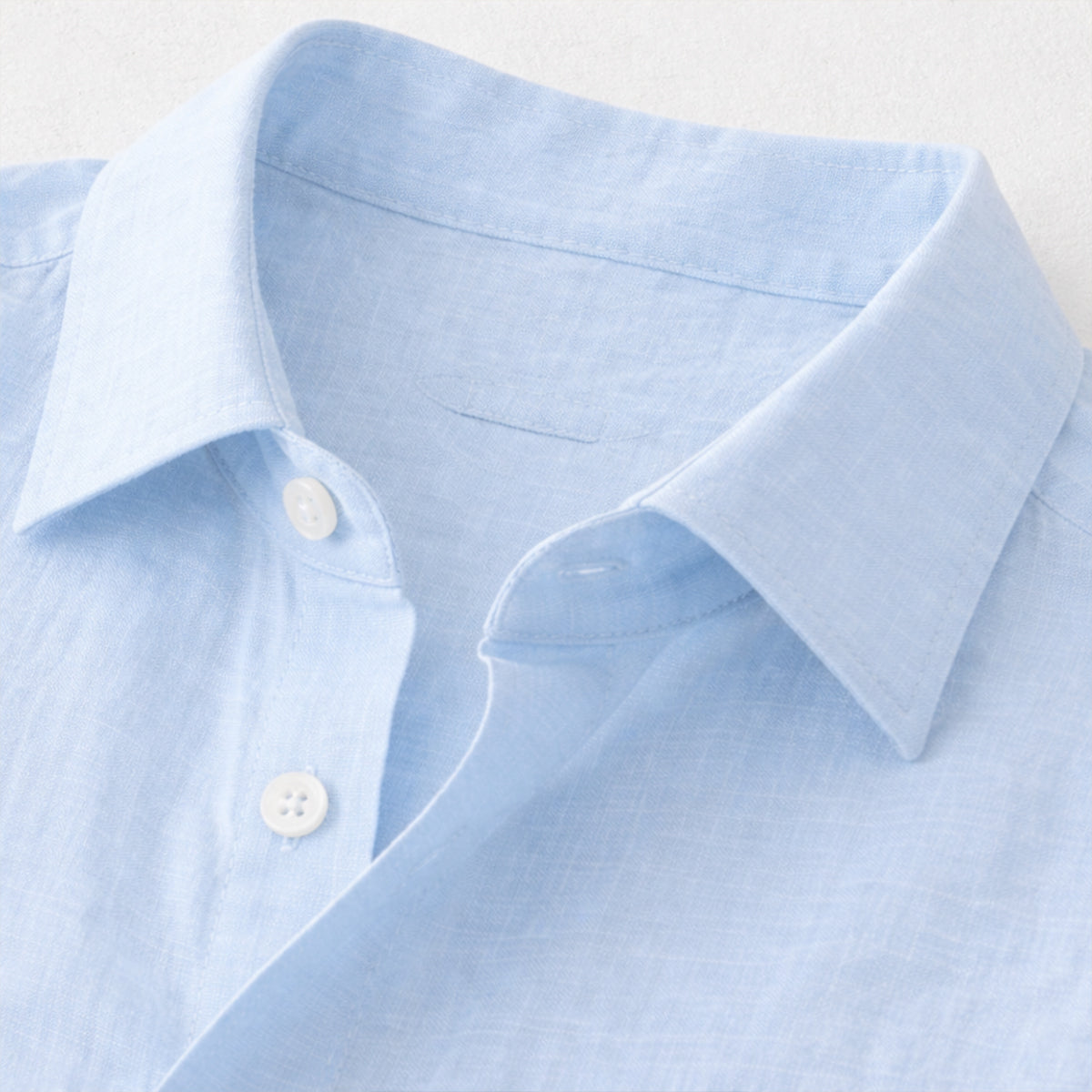 Men's Cotton Linen Button Up Shirt Lightweight