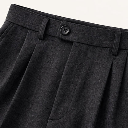 Men's Classic Pleated Tailored Pants