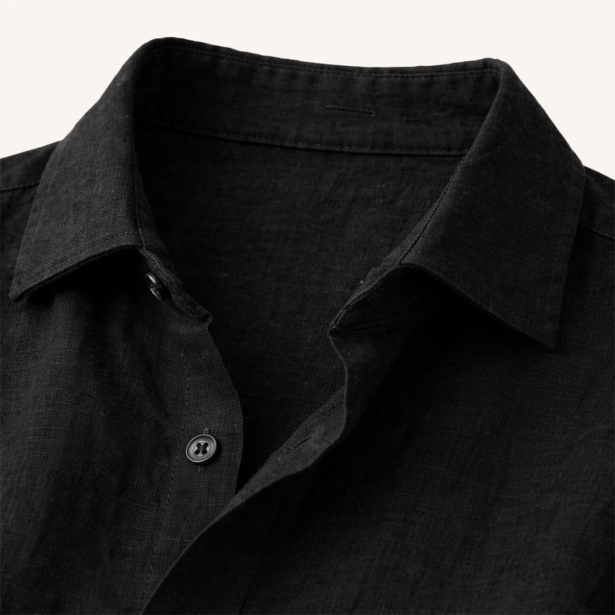 Men's Cotton Linen Shirt Relaxed Fit Casual
